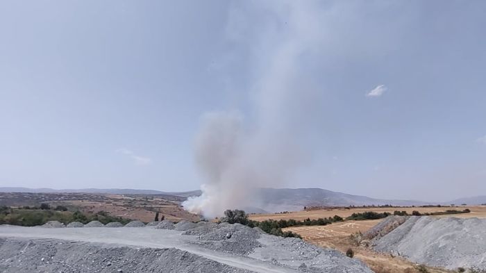 Пожарът край Мурсалево се разраства Пожарът край Мурсалево се разраства
