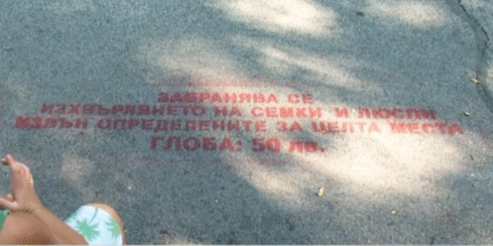 Забраняват люпнето на семки в пловдивски парк. Има и глоба
