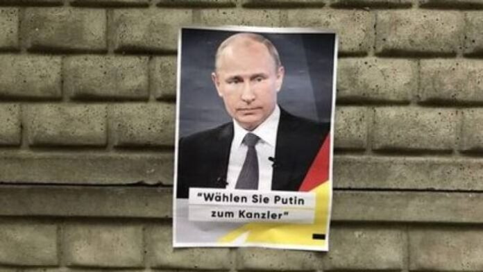 Агитация на германци да гласуват за Путин