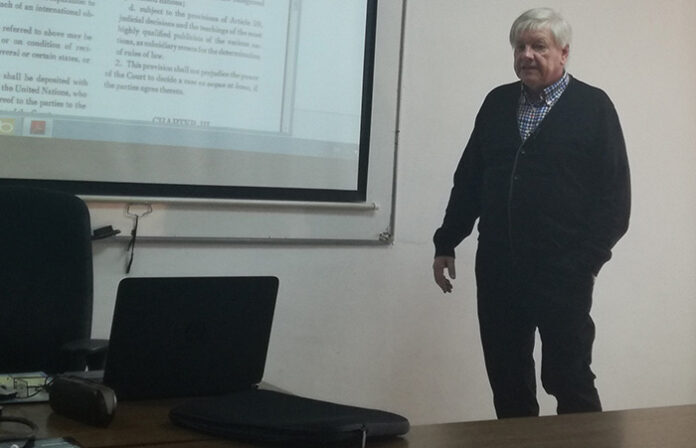 Професор от Варшавския университет изнесе лекция в Правно-историческия факултет