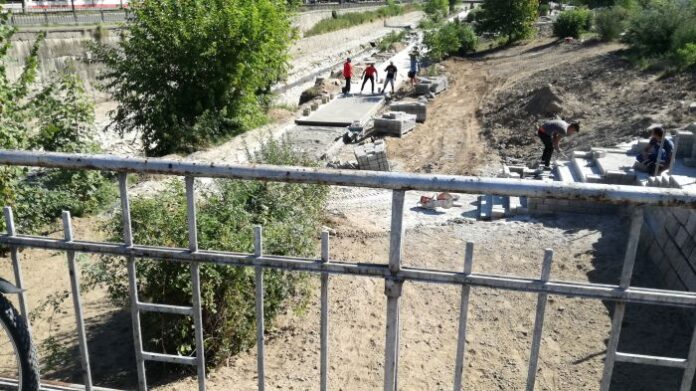 Орехи по брега на река Банщица са повалени и изкъртени от багери