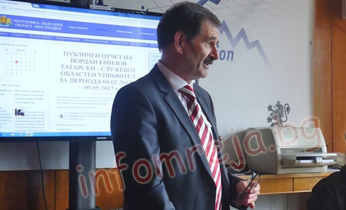 Бившият областен управител на Кюстендил Йордан Татарски вече е на Позитано - 20