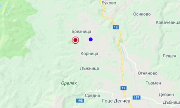 Земетресение от 3,6 разлюля Брезница