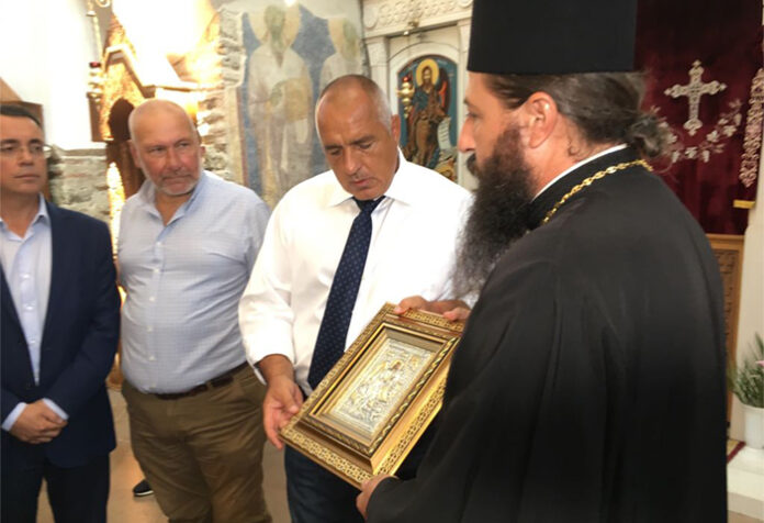 Икона на св. Йоан Предтеча дариха на Борисов в Кърджали