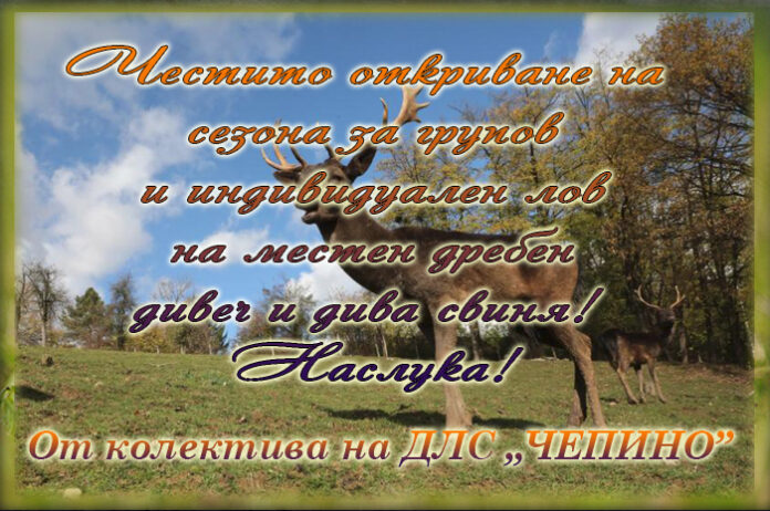 ДЛС "Чепино": Честито откриване на груповия лов на дива свиня! Наслука!