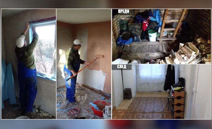 Бедното семейство от с. Гълъбово се радва на нов дом