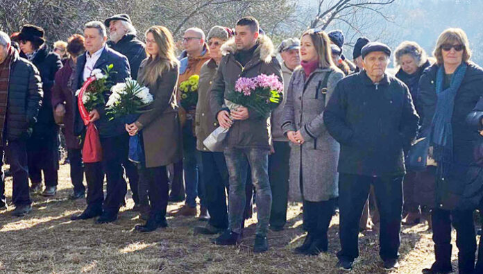 Социалистите от Благоевград почетоха загиналите партизани край Лисия