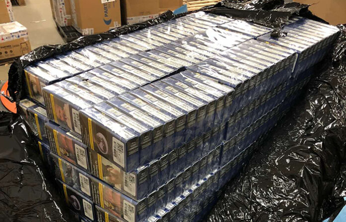 Задържаха над 80 000 цигари, опаковани като авточасти