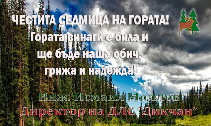 Директорът на ДЛС "Дикчан", Исмаил Моллов: Честита Седмица на гората!
