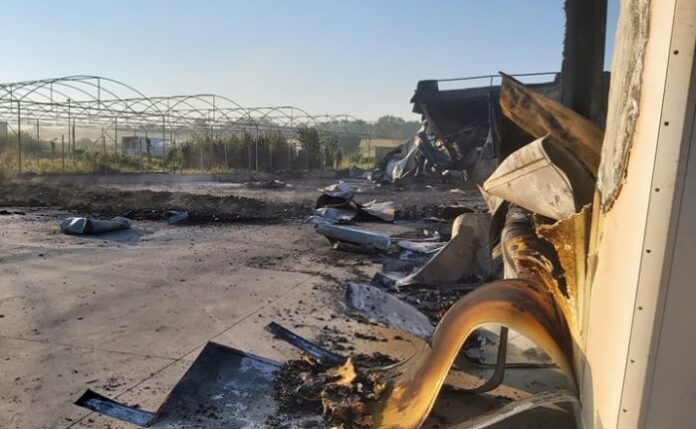 Стока за хиляди е изгоряла в борсата в Кърналово, правят оглед