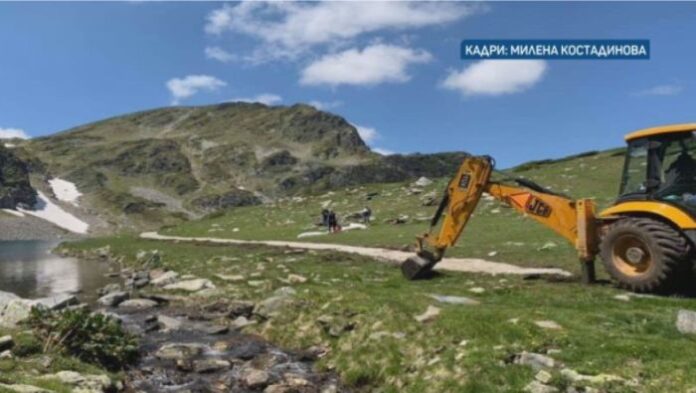 Прокуратурата разпореди спешна проверка за багера на Седемте рилски езера