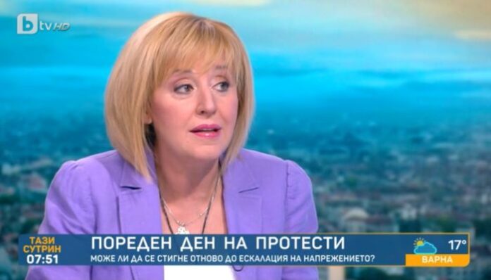 Манолова: Протестът е имунитетът на обществото срещу заразата Борисов