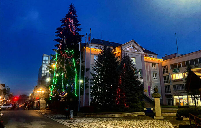 Грейна коледната украса в Разлог