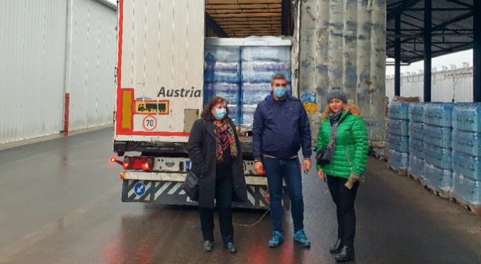 В Хърватия пристигна първият ТИР с минерална вода от България