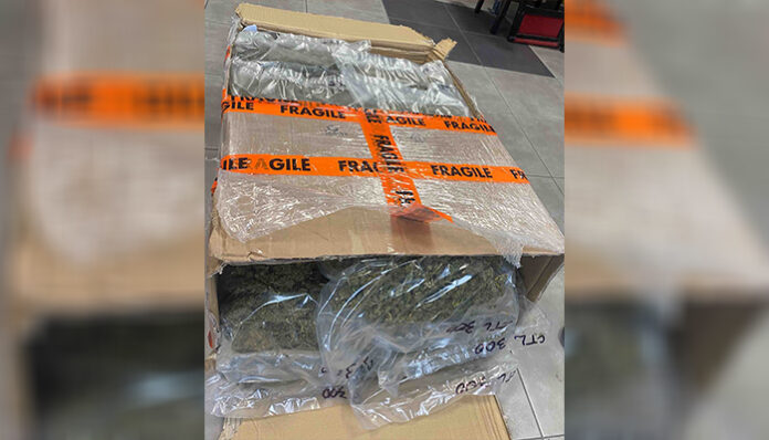 Над 18 кг марихуана задържах в куриерски пратки от Италия за Гърция