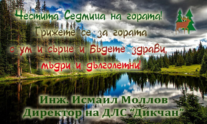 Директорът на ДЛС „Дикчан“, инж. Исмаил Моллов: Честита Седмица на гората!