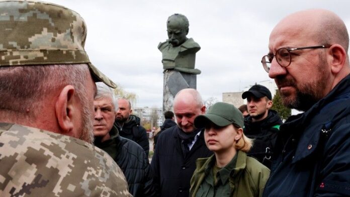 Шарл Мишел отбеляза Деня на Европа в бомбоубежище в Одеса