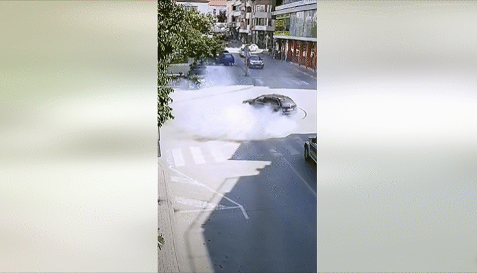 Млад петричанин с рисково шофиране в града
