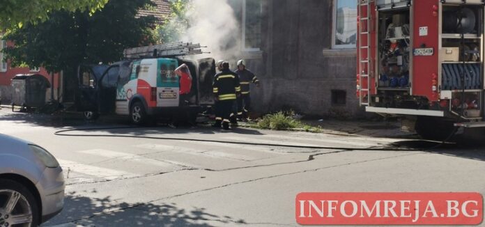 Пожар унищожи микробус в Кюстендил