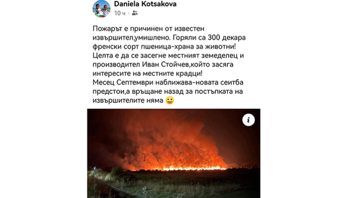 Чамбов: Небрежност или умисъл "палят" пожарите. Разследват пожара и край Разлог