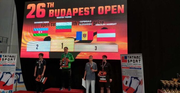 Златен медал за Тодор Настев на силния международен турнир "Будапеща open"