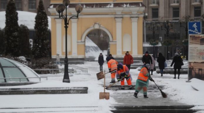 Влошава се зимната обстановка в украинската столица Киев