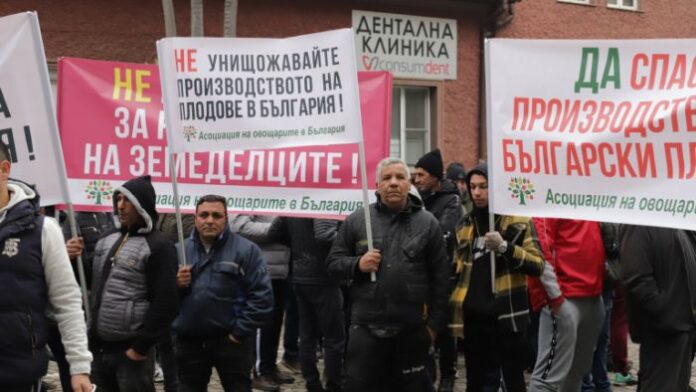 Производителите отново протестират пред Министерството на земеделието