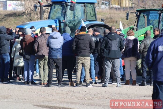 За час протестираха земеделците в Благоевград