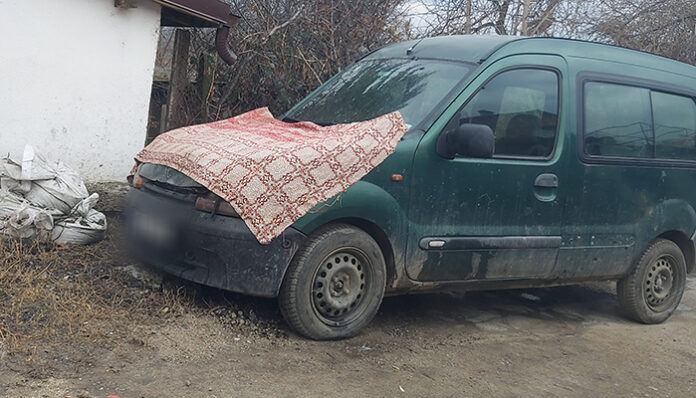Кола горя в благоевградски квартал