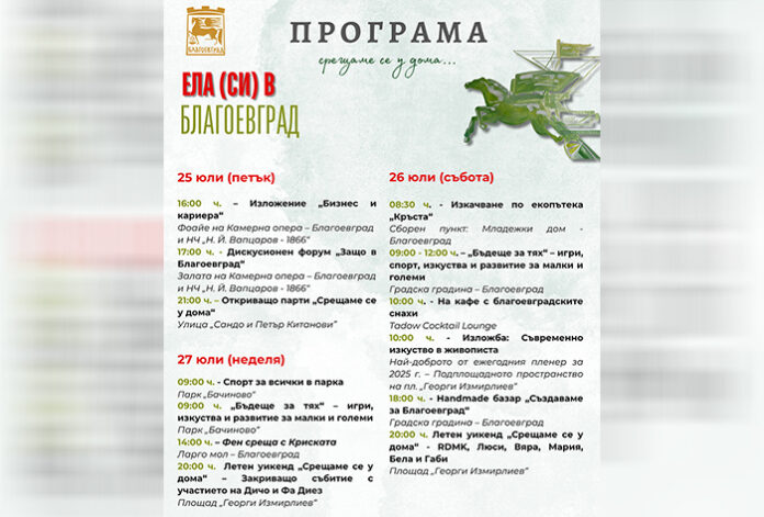 Бизнес изложение и форум дават старт на второто издание на „Ела (си) в Благоевград“