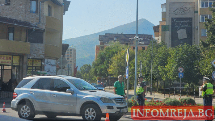 Блъснаха колоездач на кръговото в Гоце Делчев