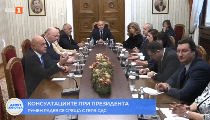 Борисов пред Радев: Ще направим всичко възможно да съставим редовен кабинет
