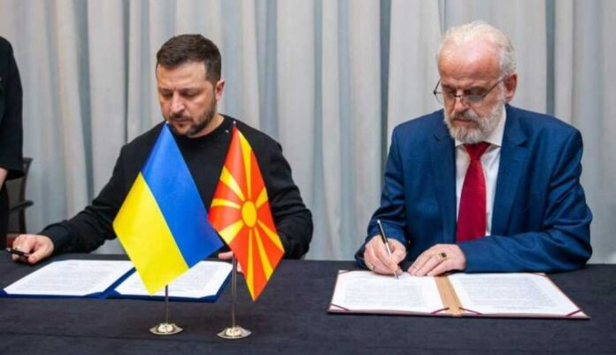 Джафери и Зеленски са подписали съвместно изявление на Северна Македония и Украйна