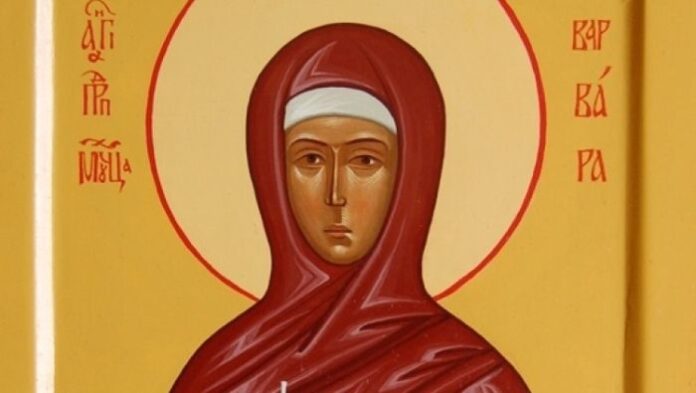 Днес почитаме света Варвара