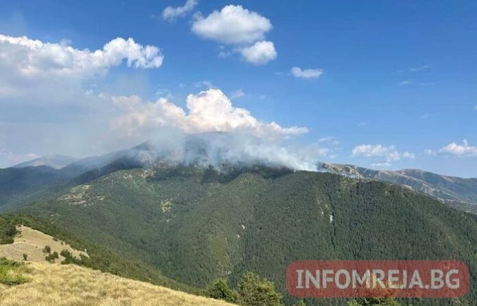 Два хеликоптера и самолет гасят пожара на границата с Гърция