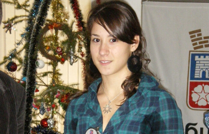 Габриела Ковачка в състава на националния отбор по аеробика