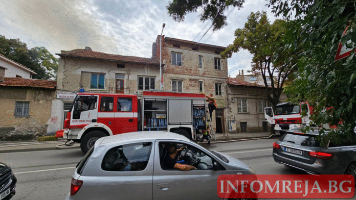 Гори къща в Благоевград