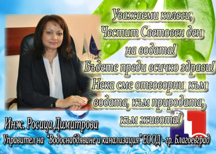 Инж. Росица Димитрова: Нека сме отговорни към водата