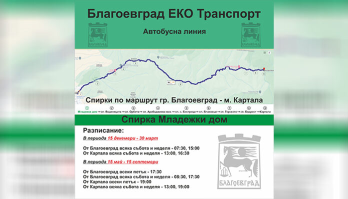 Между левче и 4 благоевградчани пътуват до пистата с градския автобус