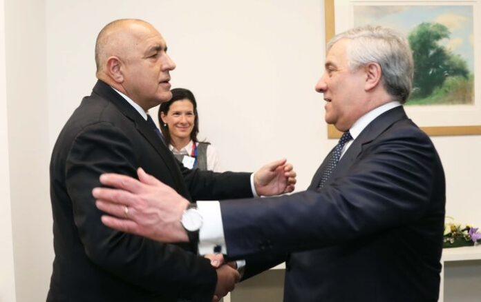 Министър-председателят Бойко Борисов се срещна с Антонио Таяни
