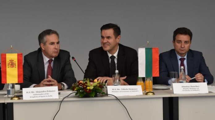 Министър Стоянов: Испанските инвестиции у нас надхвърлят 880 млн. евро