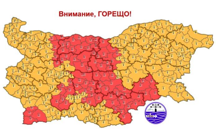 Опасни жеги в цялата страна и в неделя