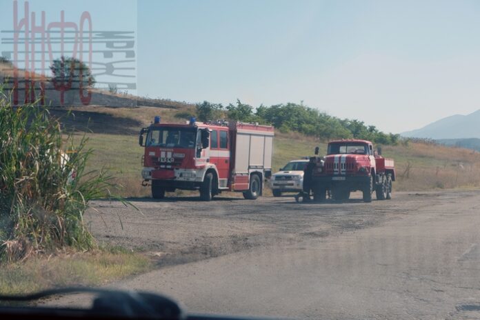 Отново пламна пожар в местността Кършия в Дупница