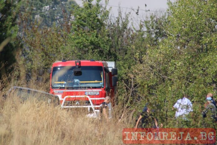 Пожар гори край зоопарка в Бургас