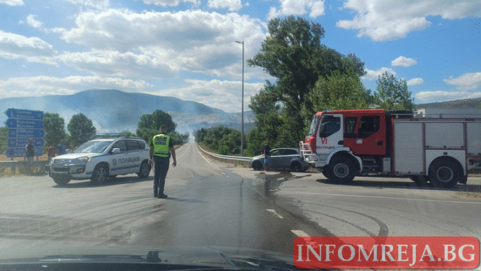 Пожар избухна край Бобошево