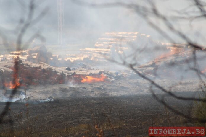 Пожар лумна в подножието на Витоша