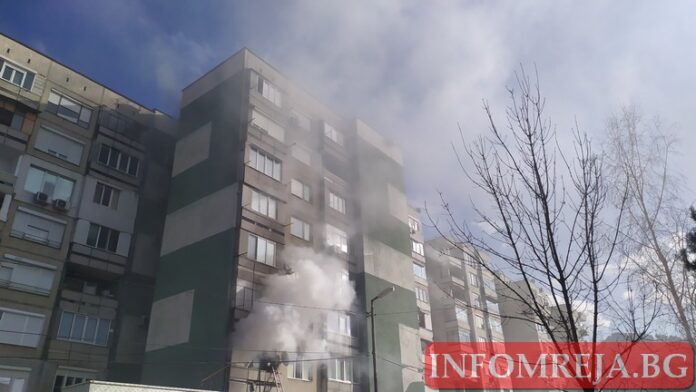 Пожар унищожи мебели и техника в апартамент в Перник