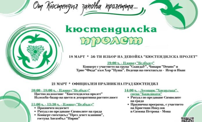 Празничен водосвет и цветно изложение за „Кюстендилска пролет“