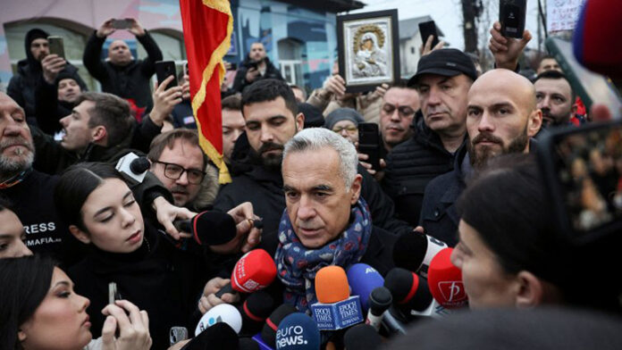 Привърженици на Джорджеску протестираха срещу отмяната на изборите в Румъния