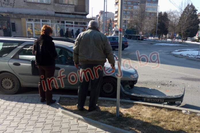 ПТП на новото кръстовище в Благоевград